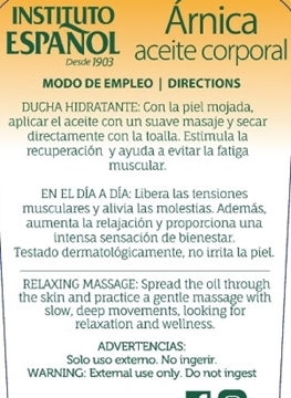 Aceite Arnica